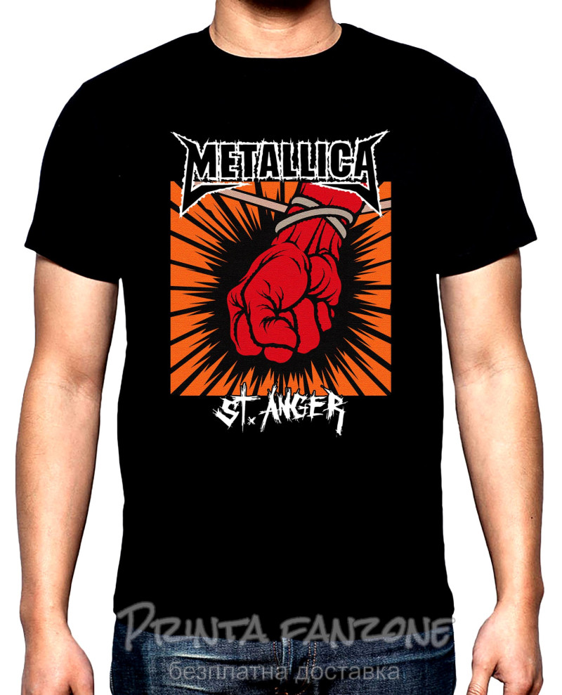 Тениски Metallica, Металика, St. Anger, мъжка тениска, 100% памук, S до 5XL
